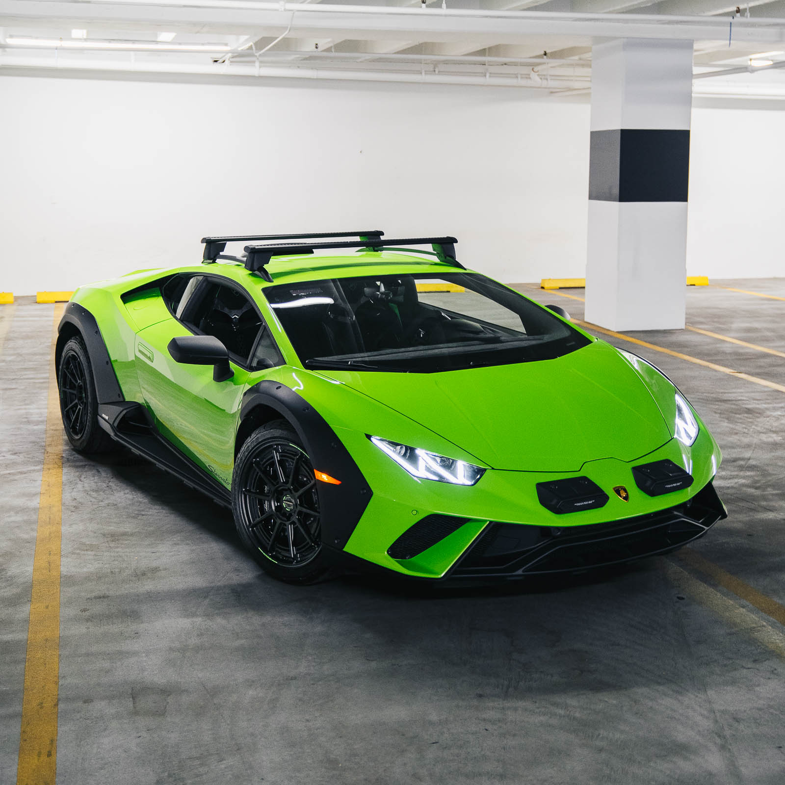 Green Lamborghini Huracan Sterrato